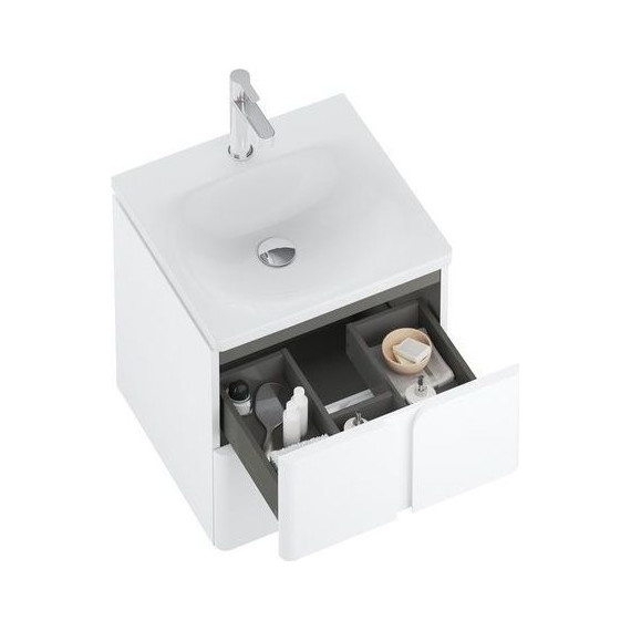 Тумба подвесная с раковиной Ravak Balance 500 X000001364, белый фото 4