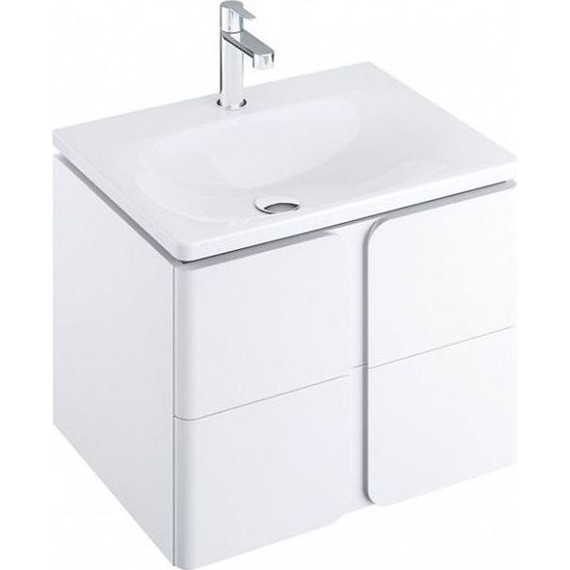 Тумба подвесная с раковиной Ravak Balance 600 X000001366, белый фото 