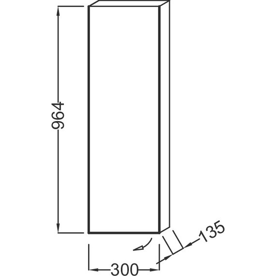 Пенал подвесной Jacob Delafon Rythmik 30 см L EB1058G-E70, арлингтонский дуб - 2 Пенал подвесной Jacob Delafon Rythmik 30 см L EB1058G-E70, арлингтонский дуб фото 2