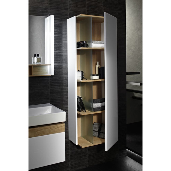 Пенал подвесной Jacob Delafon Terrace 50 см R EB1179D-G1C, белый/дерево - 3 Пенал подвесной Jacob Delafon Terrace 50 см R EB1179D-G1C, белый/дерево фото 3