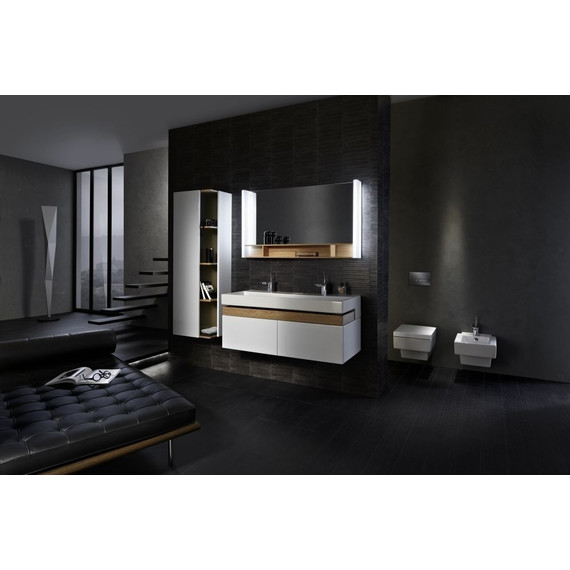 Пенал подвесной Jacob Delafon Terrace 50 см L EB1179G-G1C, белый/дерево - 2 Пенал подвесной Jacob Delafon Terrace 50 см L EB1179G-G1C, белый/дерево фото 2