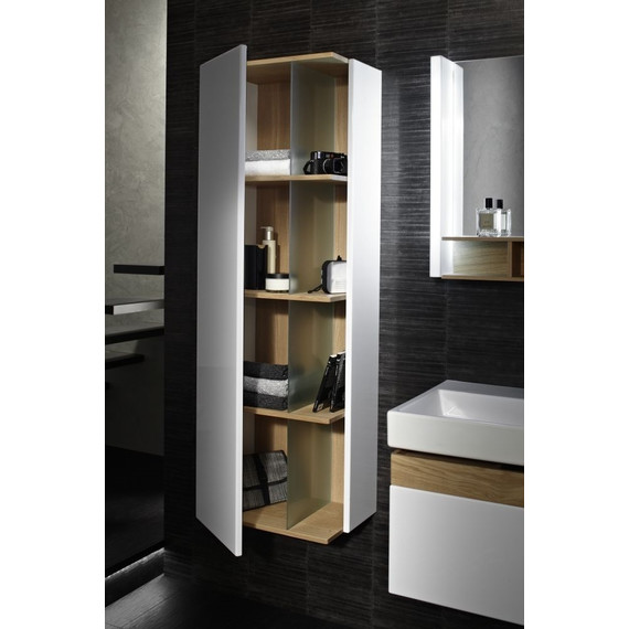 Пенал подвесной Jacob Delafon Terrace 50 см L EB1179G-G1C, белый/дерево - 3 Пенал подвесной Jacob Delafon Terrace 50 см L EB1179G-G1C, белый/дерево фото 3