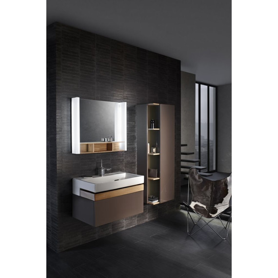 Зеркало Jacob Delafon Terrace Led 80 см EB1181-NF, дерево фото 3