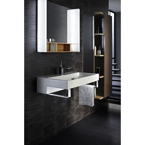 Зеркало Jacob Delafon Terrace Led 80 см EB1181-NF, дерево фото 6