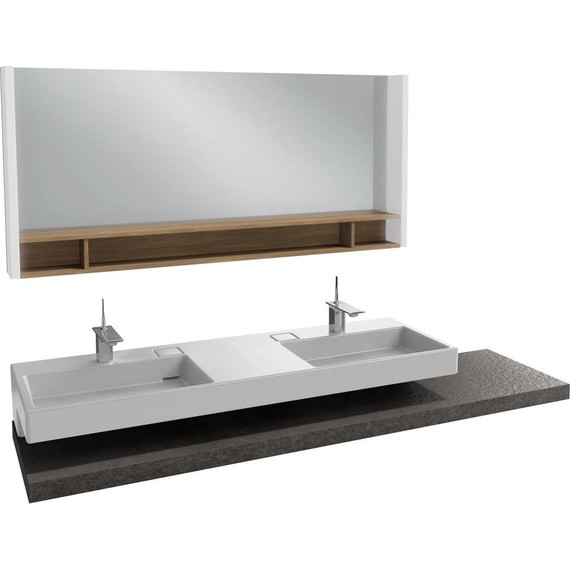 Зеркало Jacob Delafon Terrace Led 150 см EB1184-NF, дерево фото 6