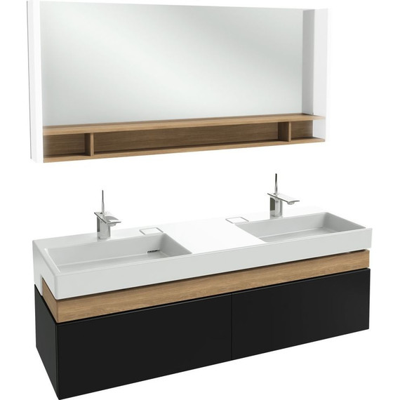 Зеркало Jacob Delafon Terrace Led 150 см EB1184-NF, дерево фото 7