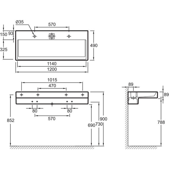 Тумба подвесная с раковиной Jacob Delafon Terrace 120 см EB1188-G1C, белый - 8 Тумба подвесная с раковиной Jacob Delafon Terrace 120 см EB1188-G1C, белый фото 8