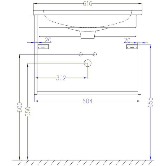 Тумба подвесная с раковиной Jacob Delafon Madeleine 60 см EB2052-J51, белый матовый - 7 Тумба подвесная с раковиной Jacob Delafon Madeleine 60 см EB2052-J51, белый матовый фото 7