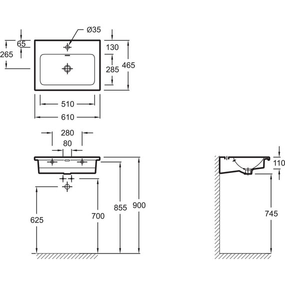 Тумба подвесная с раковиной Jacob Delafon Madeleine 60 см EB2052-J51, белый матовый - 8 Тумба подвесная с раковиной Jacob Delafon Madeleine 60 см EB2052-J51, белый матовый фото 8