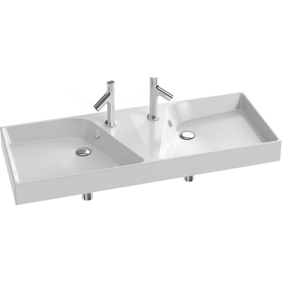 Тумба подвесная с раковиной Jacob Delafon Rythmik 120 см EB1305-E70, арлингтонский дуб фото 3