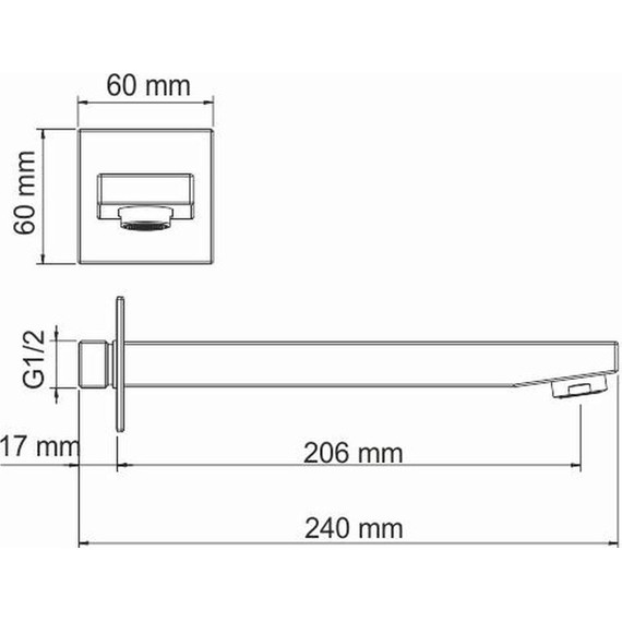 Излив для ванны WasserKraft A220, чёрный - 3 Излив для ванны WasserKraft A220, чёрный фото 3