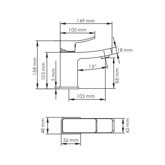 Смеситель для умывальника WasserKraft Aller 1063 - 5 Смеситель для умывальника WasserKraft Aller 1063 фото 5
