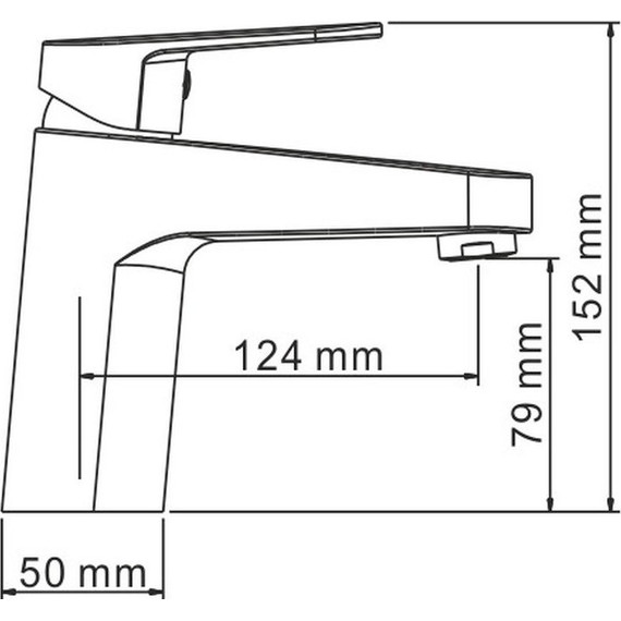 Смеситель для умывальника WasserKraft Donau 5303 фото 4