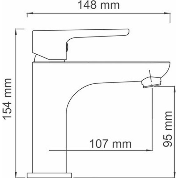 Смеситель для умывальника WasserKraft Leine 3504 фото 4