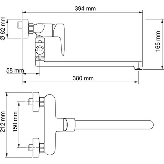 Смеситель для ванны WasserKraft Vils 5602L - 5 Смеситель для ванны WasserKraft Vils 5602L фото 5