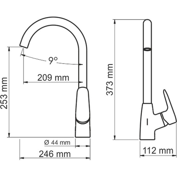 Смеситель для кухни WasserKraft Vils 5607 фото 6