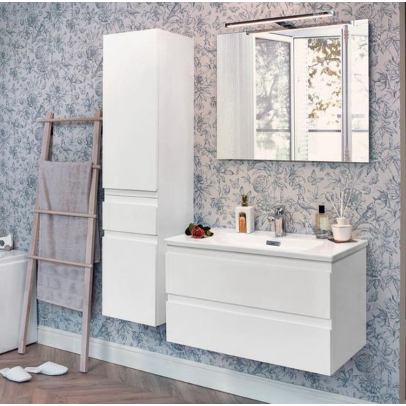 Пенал подвесной Jacob Delafon Madeleine 35 см L EB2069G-J5, белый глянцевый фото 3