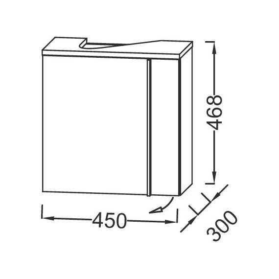 Тумба подвесная с раковиной Jacob Delafon Nouvelle Vague 45 см L EB3045G-E73, фактурный дуб - 4 Тумба подвесная с раковиной Jacob Delafon Nouvelle Vague 45 см L EB3045G-E73, фактурный дуб фото 4
