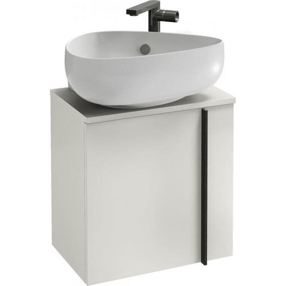 Тумба подвесная с раковиной Jacob Delafon Nouvelle Vague 45 см L EB3045G-N18, белый фото 