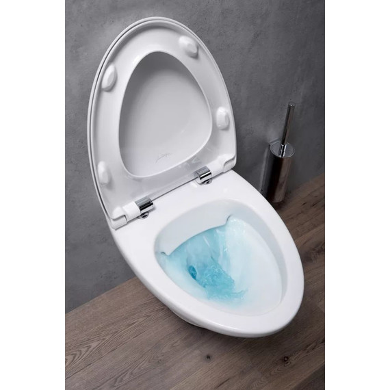 Унитаз подвесной безободковый Jacob Delafon Nouvelle Vague EDK102-00 - 3 Унитаз подвесной безободковый Jacob Delafon Nouvelle Vague EDK102-00 фото 3