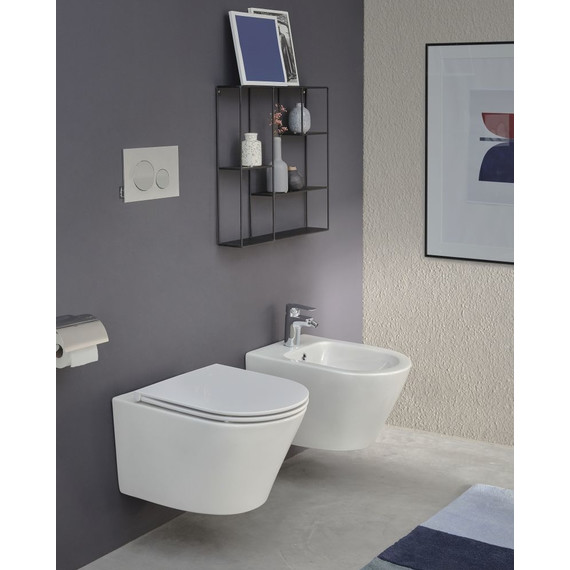 Унитаз подвесной безободковый Jacob Delafon Rodin+ EDY102-00 фото 3