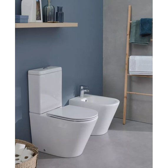 Унитаз-компакт безободковый Jacob Delafon Rodin+ UJAB102-00 - 4 Унитаз-компакт безободковый Jacob Delafon Rodin+ UJAB102-00 фото 4