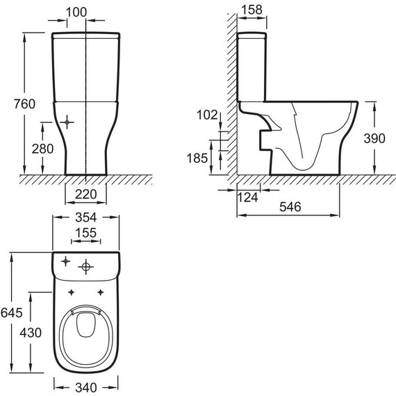 Унитаз-компакт безободковый Jacob Delafon Struktura UJX102-00 - 8 Унитаз-компакт безободковый Jacob Delafon Struktura UJX102-00 фото 8
