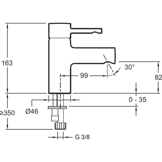 Смеситель для раковины Jacob Delafon Cuff E98298-CP - 5 Смеситель для раковины Jacob Delafon Cuff E98298-CP фото 5