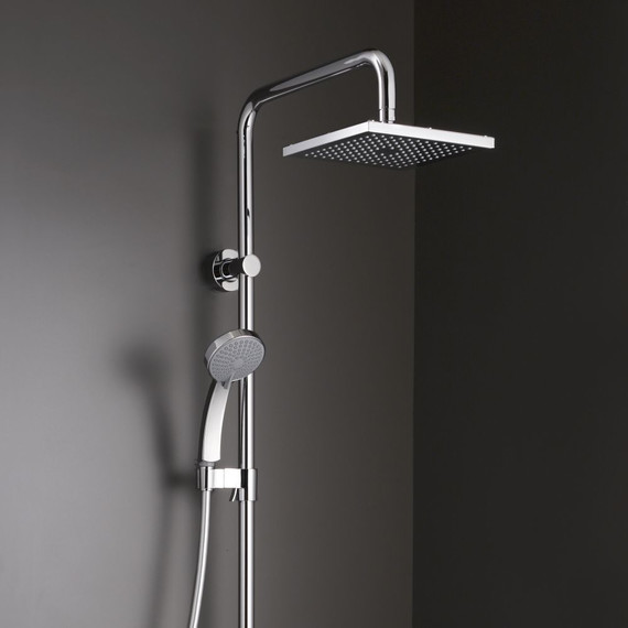 Душевая стойка с термостатом Jacob Delafon July E5523-CP - 6 Душевая стойка с термостатом Jacob Delafon July E5523-CP фото 6