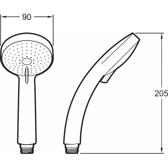 Душевая стойка для ванны с термостатом Jacob Delafon July E78192-CP - 13 Душевая стойка для ванны с термостатом Jacob Delafon July E78192-CP фото 13