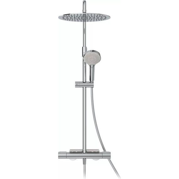 Душевая стойка с термостатом Jacob Delafon Metro E26589-CP - 3 Душевая стойка с термостатом Jacob Delafon Metro E26589-CP фото 3