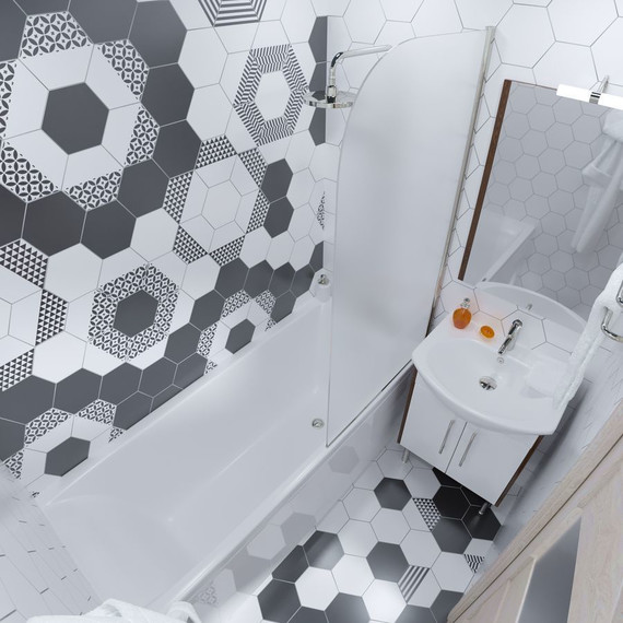 Ванна акриловая Тритон Джена 160х70 см, Размер - мм: 1600х700 фото 10