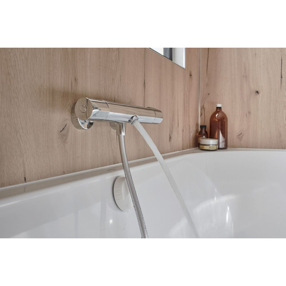 Смеситель для ванны с термостатом Jacob Delafon Metro E24395-CP - 3 Смеситель для ванны с термостатом Jacob Delafon Metro E24395-CP фото 3