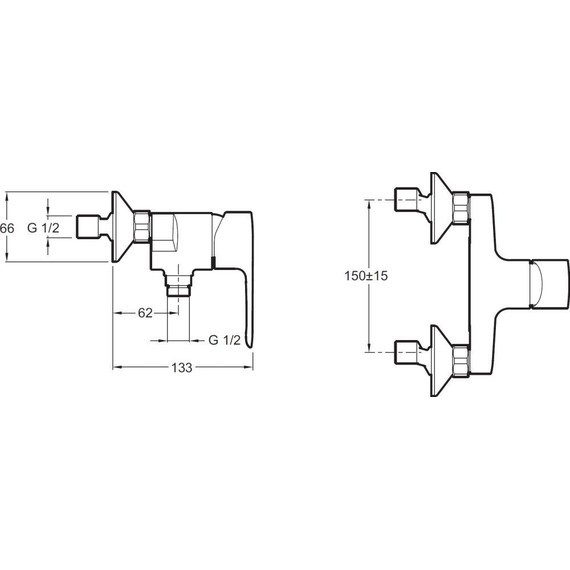 Смеситель для душа Jacob Delafon July E16029-4-CP фото 4