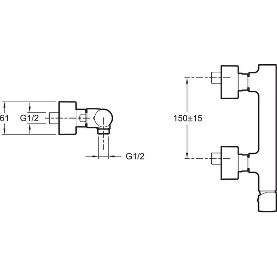 Смеситель для душа Jacob Delafon Toobi E8962-CP фото 2