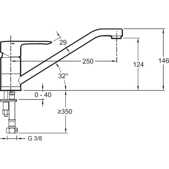 Смеситель для кухни Jacob Delafon July E16084-4-CP фото 4