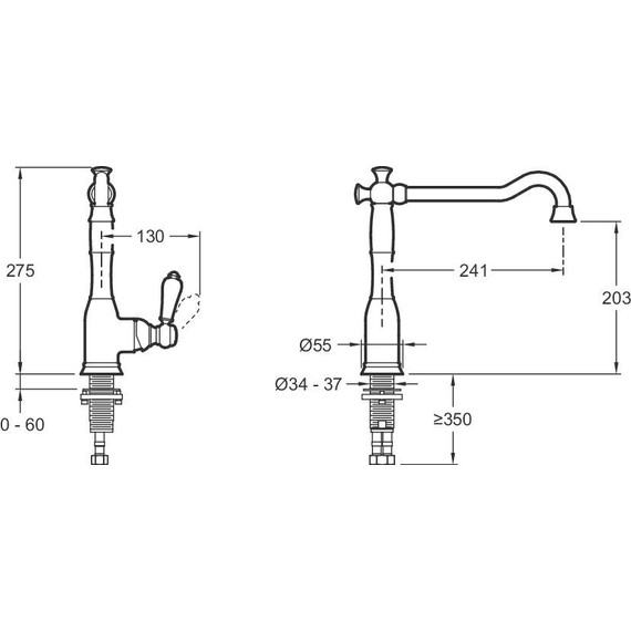Смеситель для кухни Jacob Delafon Louise E24367-CP фото 2