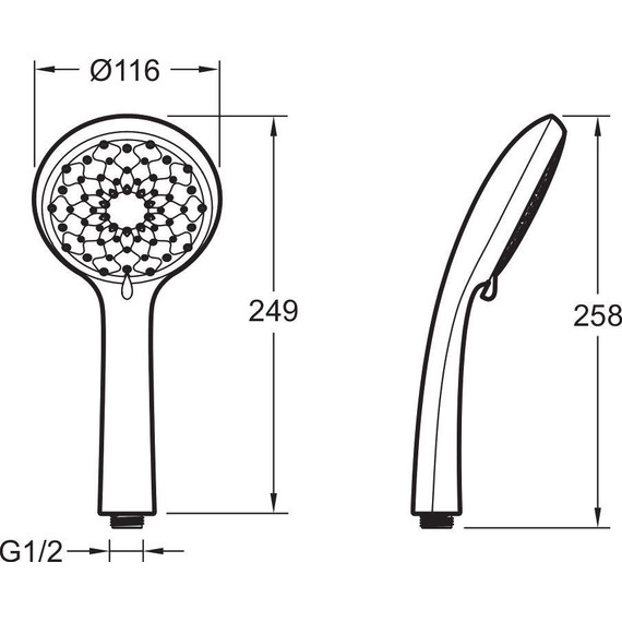 Ручной душ Jacob Delafon Awaken E72421RU-CP фото 3