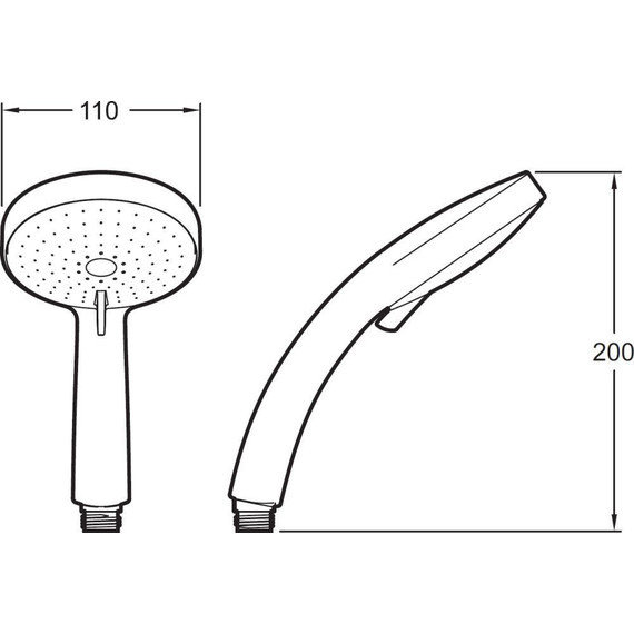 Ручной душ Jacob Delafon Citrus E12914-CP фото 9