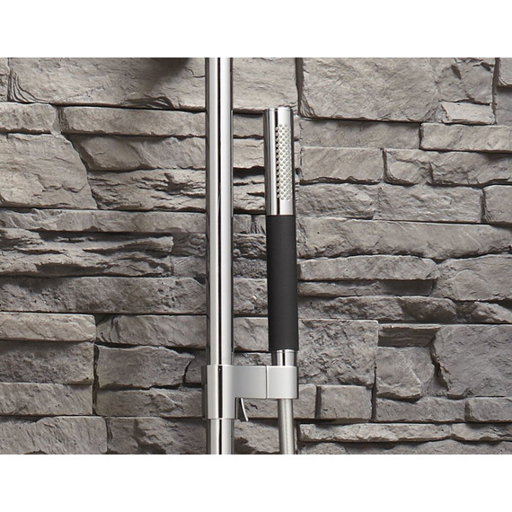 Ручной душ Jacob Delafon Shift Ellipse E10257-CP, хром/черный фото 4