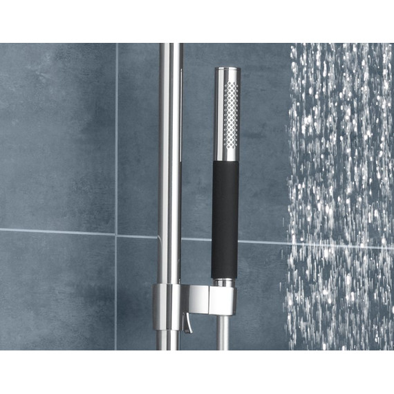 Ручной душ Jacob Delafon Shift Ellipse E10257-CP, хром/черный фото 5