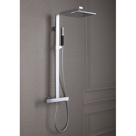 Ручной душ Jacob Delafon Shift Square E14788-CP, хром/черный фото 4