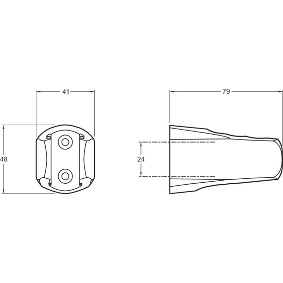 Держатель душевой лейки Jacob Delafon E75075-CP фото 2