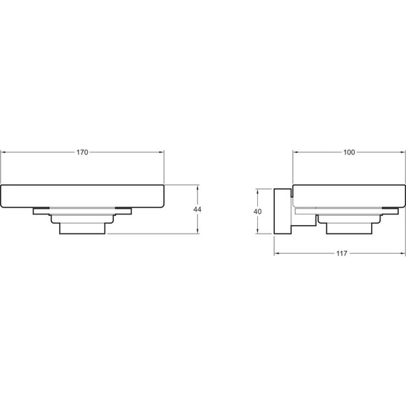 Мыльница Jacob Delafon Eo E77868-CP фото 2