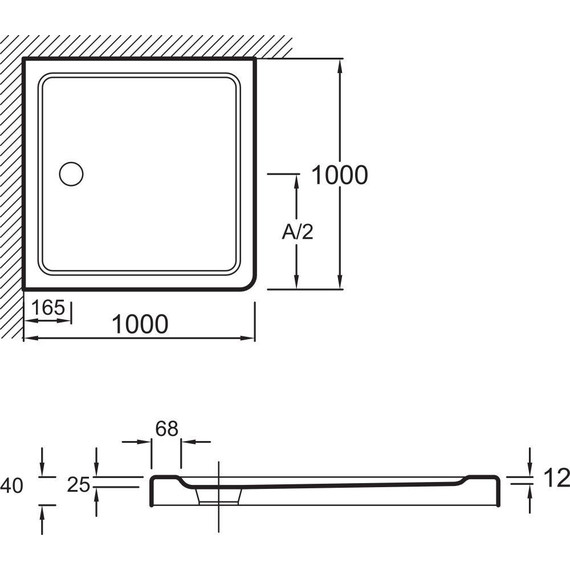 Акриловый поддон Jacob Delafon Flight 100х100 см E62462-00 - 2 Акриловый поддон Jacob Delafon Flight 100х100 см E62462-00 фото 2