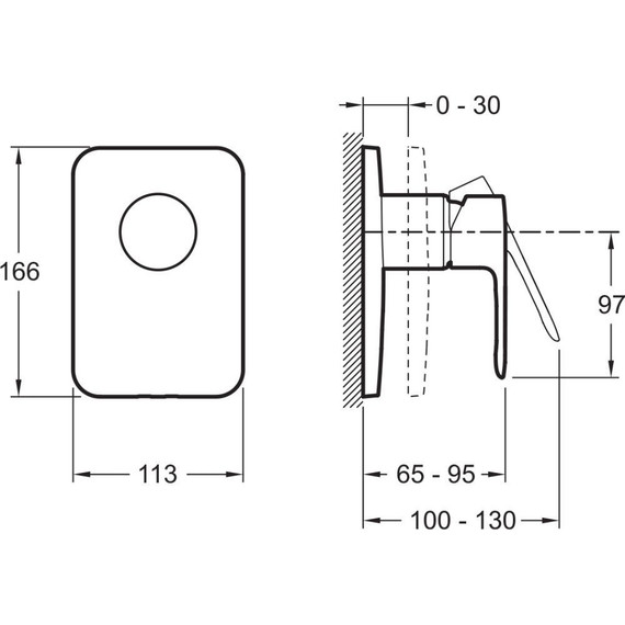 Смеситель для душа Jacob Delafon July E98702-CP фото 2