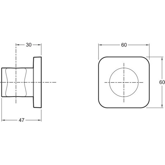 Держатель душевой лейки Jacob Delafon Modulo 8464D-CP фото 2