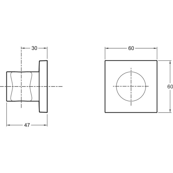 Держатель душевой лейки Jacob Delafon Modulo 8468D-CP фото 2