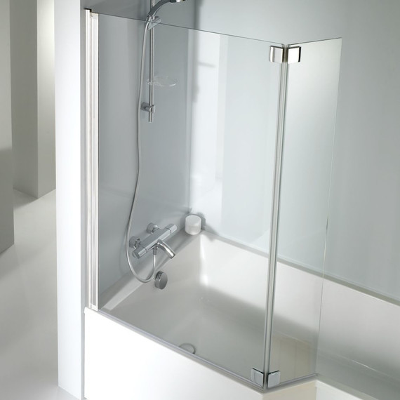 Шторка для ванны Jacob Delafon Bain-Douche Neo 111,5 см E4930-GA, хром/прозрачное фото 