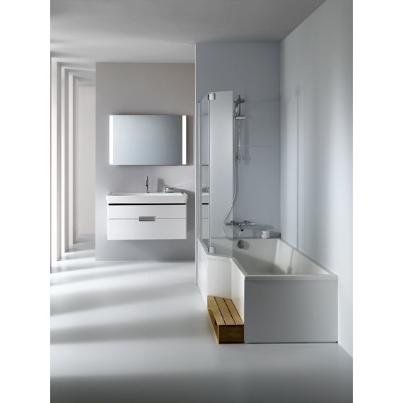 Шторка для ванны Jacob Delafon Bain-Douche Neo 111,5 см E4930-GA, хром/прозрачное - 3 Шторка для ванны Jacob Delafon Bain-Douche Neo 111,5 см E4930-GA, хром/прозрачное фото 3